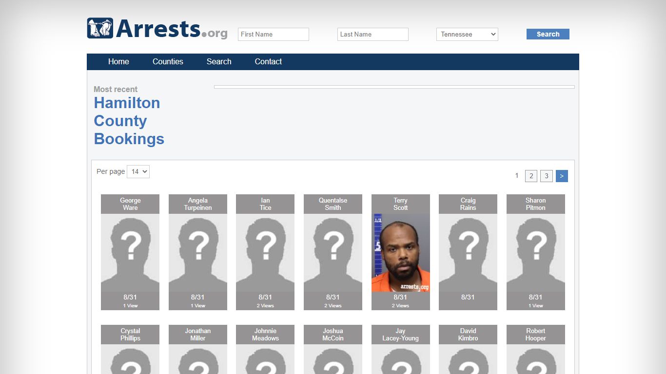 Hamilton County Arrests and Inmate Search